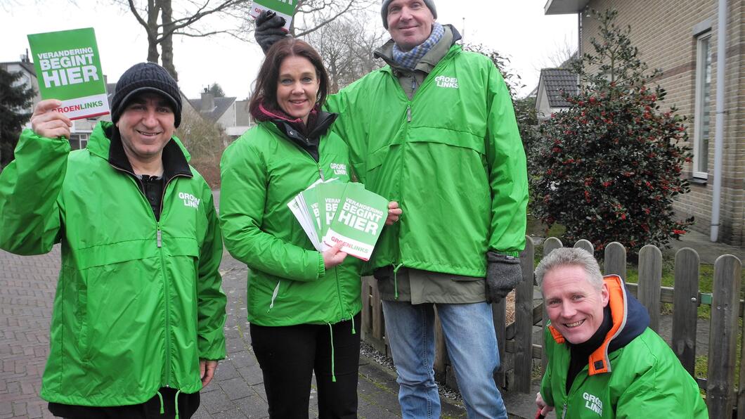 GroenLinks voert campagne 