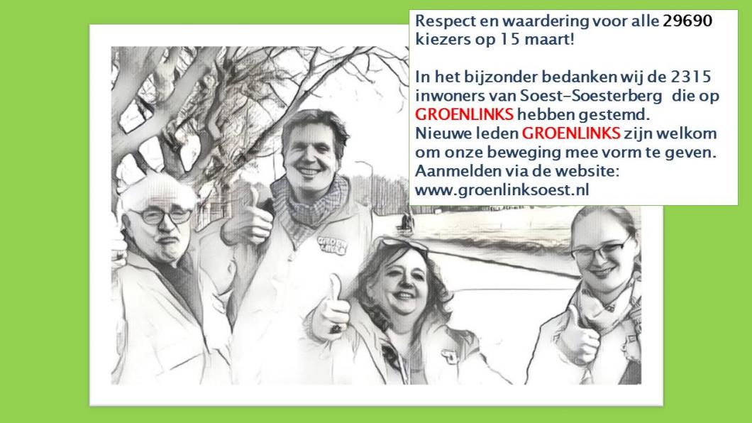 Bedankt! Bedankt