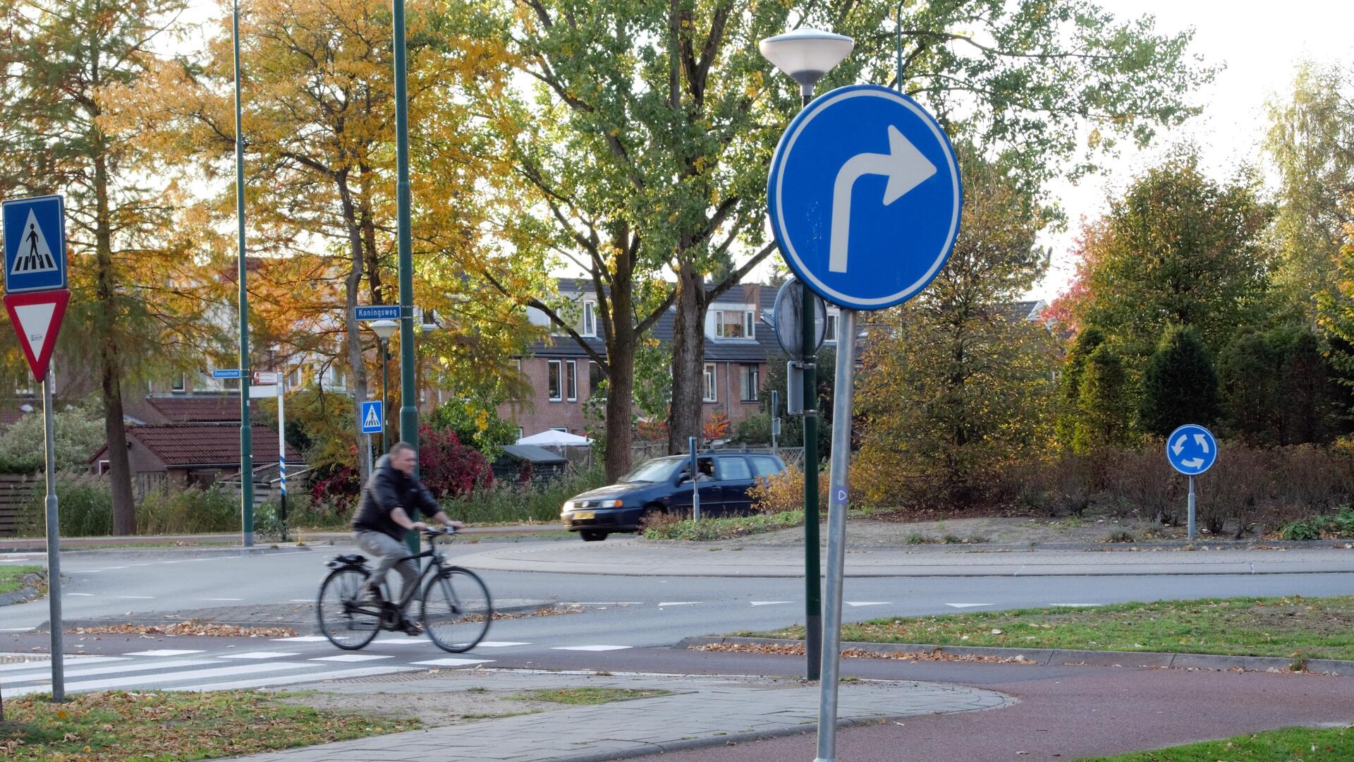 Verkeer op een rotonde