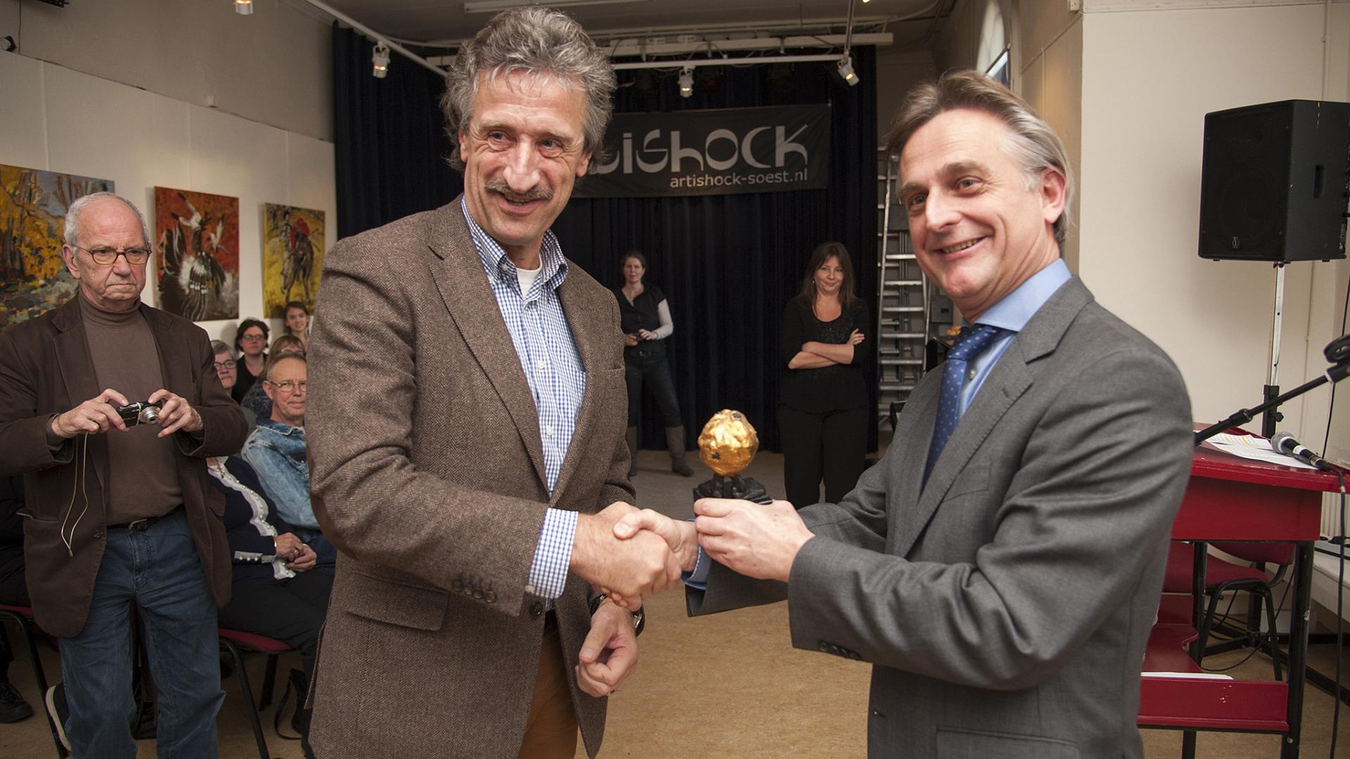 Winnaar Gouden Oliebol 2014, Evert ten Kate namens Kerngroep Sport