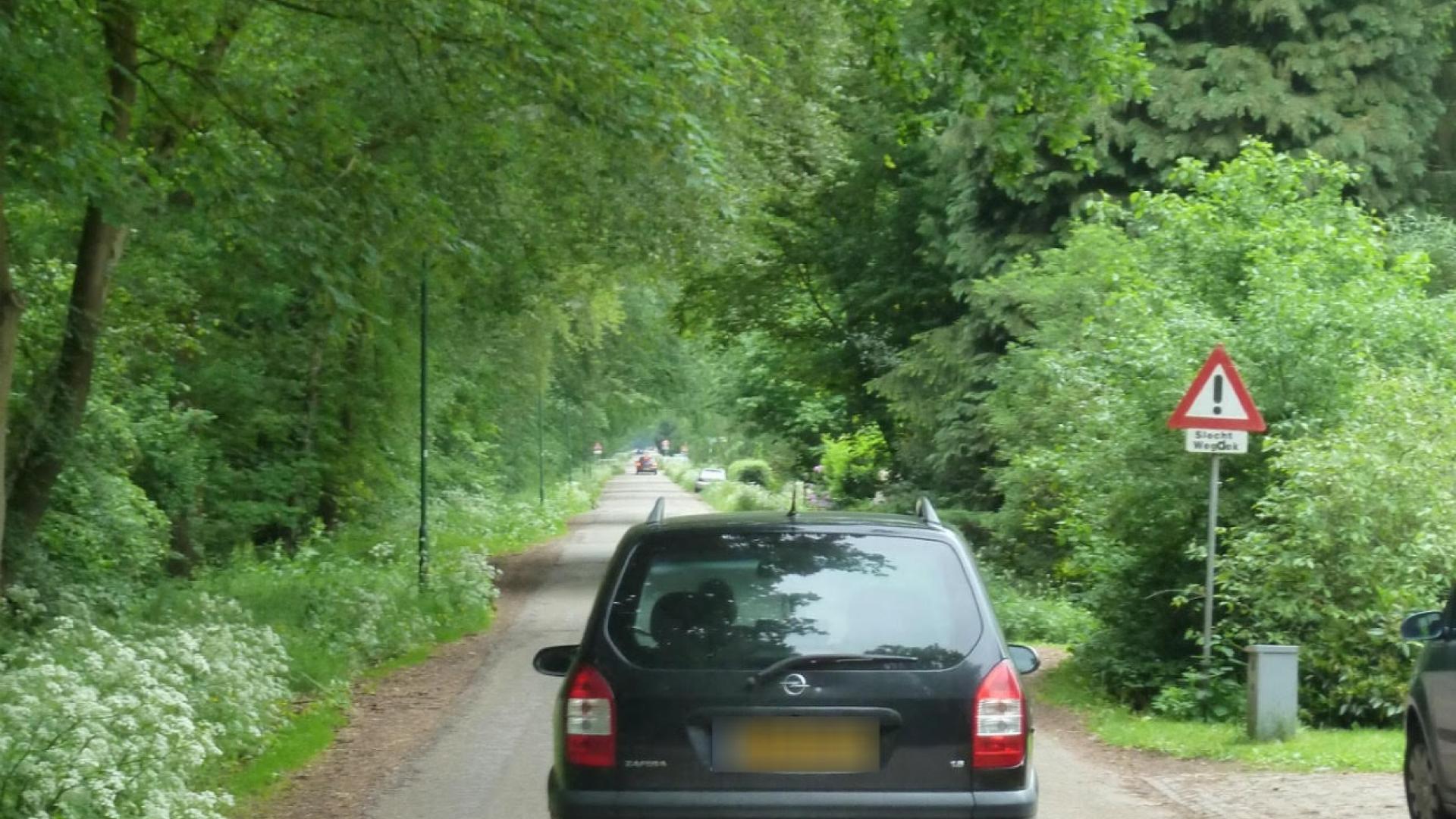 Wieksloterweg: mengen van snel en langzaam verkeer bij 50 km/h is niet Duurzaam Veilig (foto Theo Zeegers)